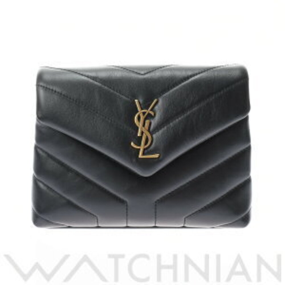 Saint Laurent Paris Loulou Toy Bag Black GAB Quilted Leather Shoulder